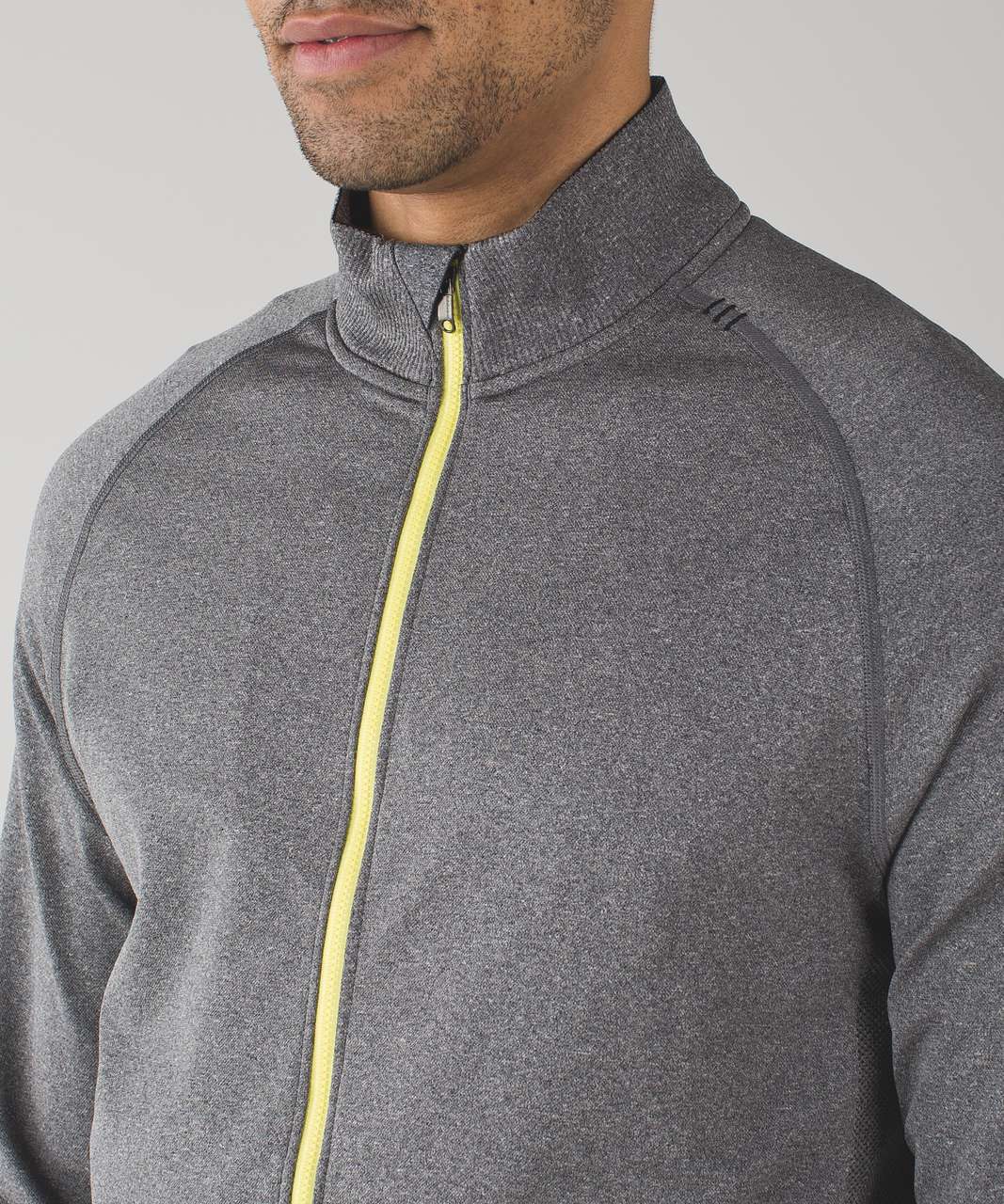 Lululemon Pulse Jacket - Heathered Black (First Release) - lulu fanatics