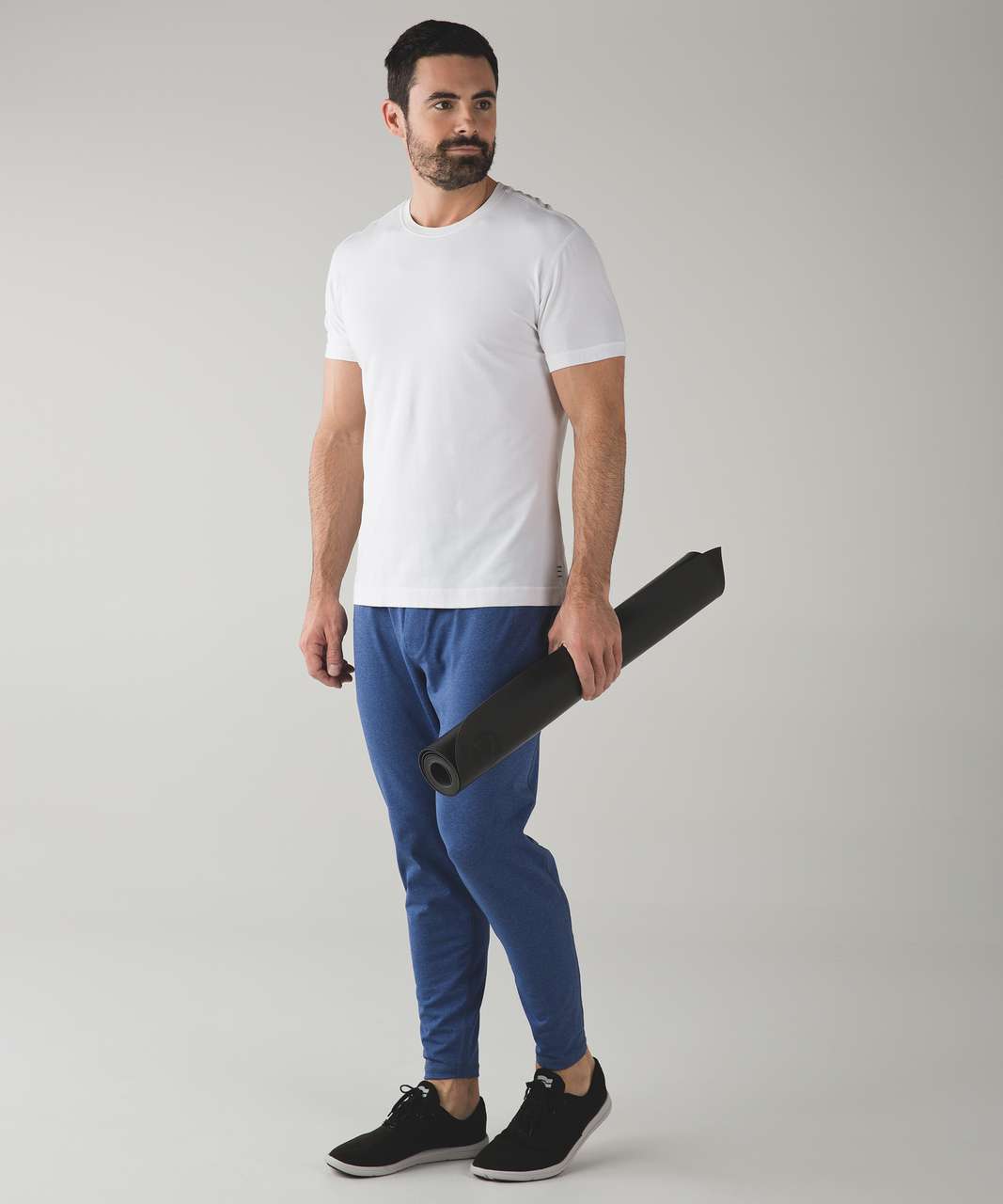 Lululemon On The Mat Pant - Heathered Dark Cobalt