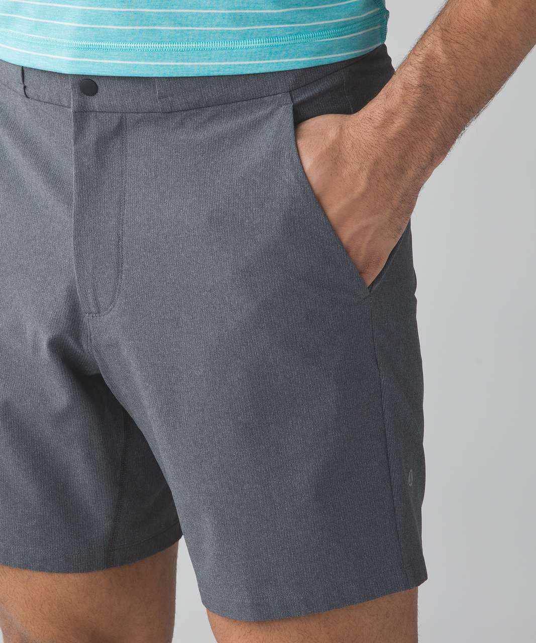 Lululemon 3rd Street Short - Heathered Black