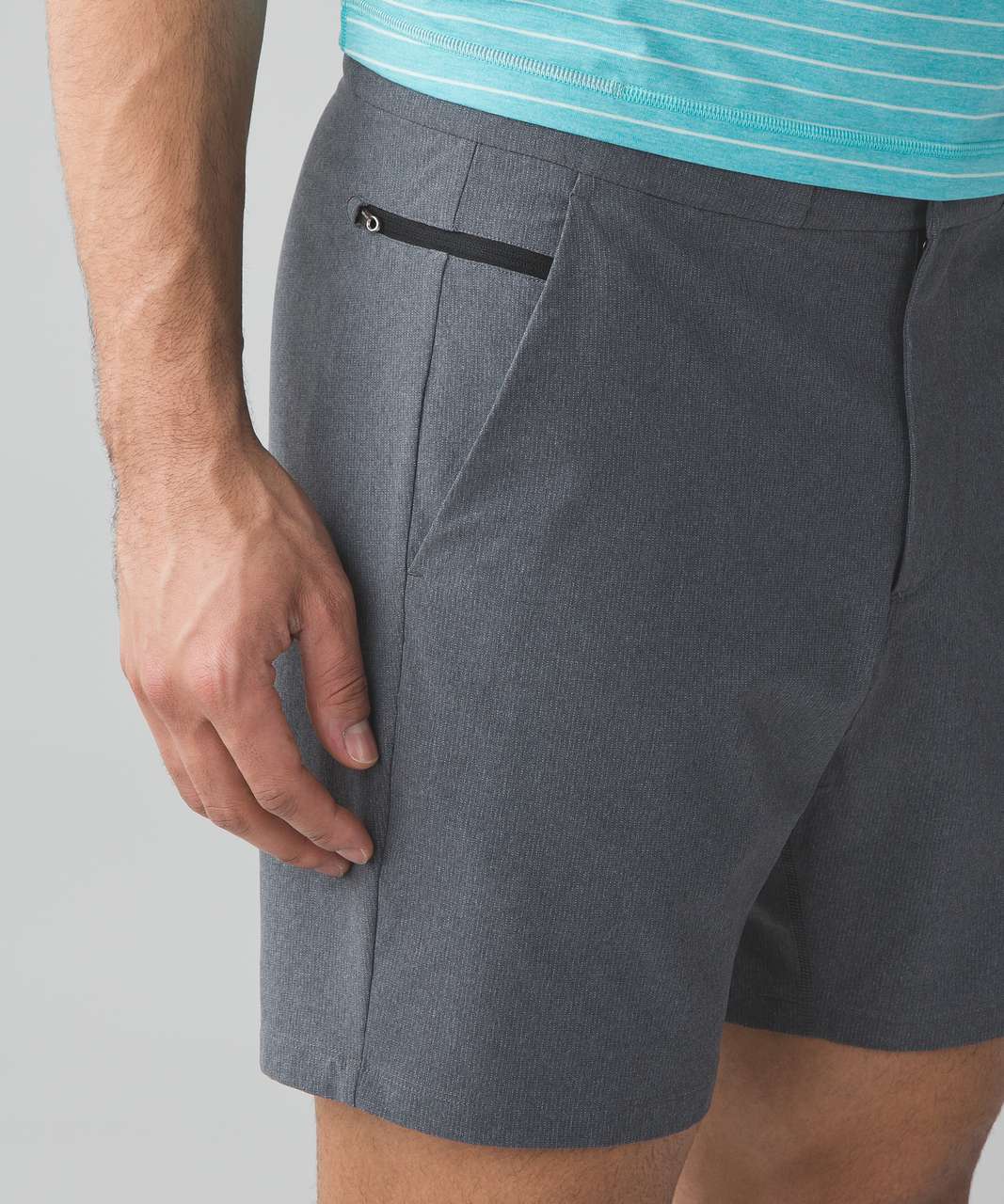 Lululemon 3rd Street Short - Heathered Black