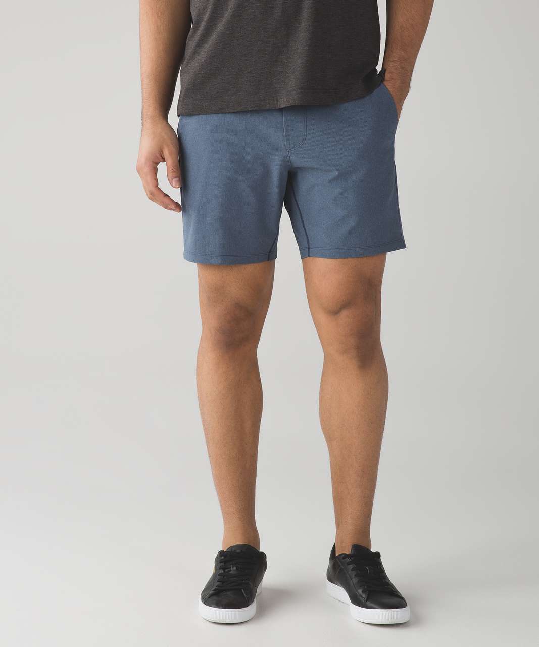 Lululemon 3rd Street Short - Heathered Deep Navy