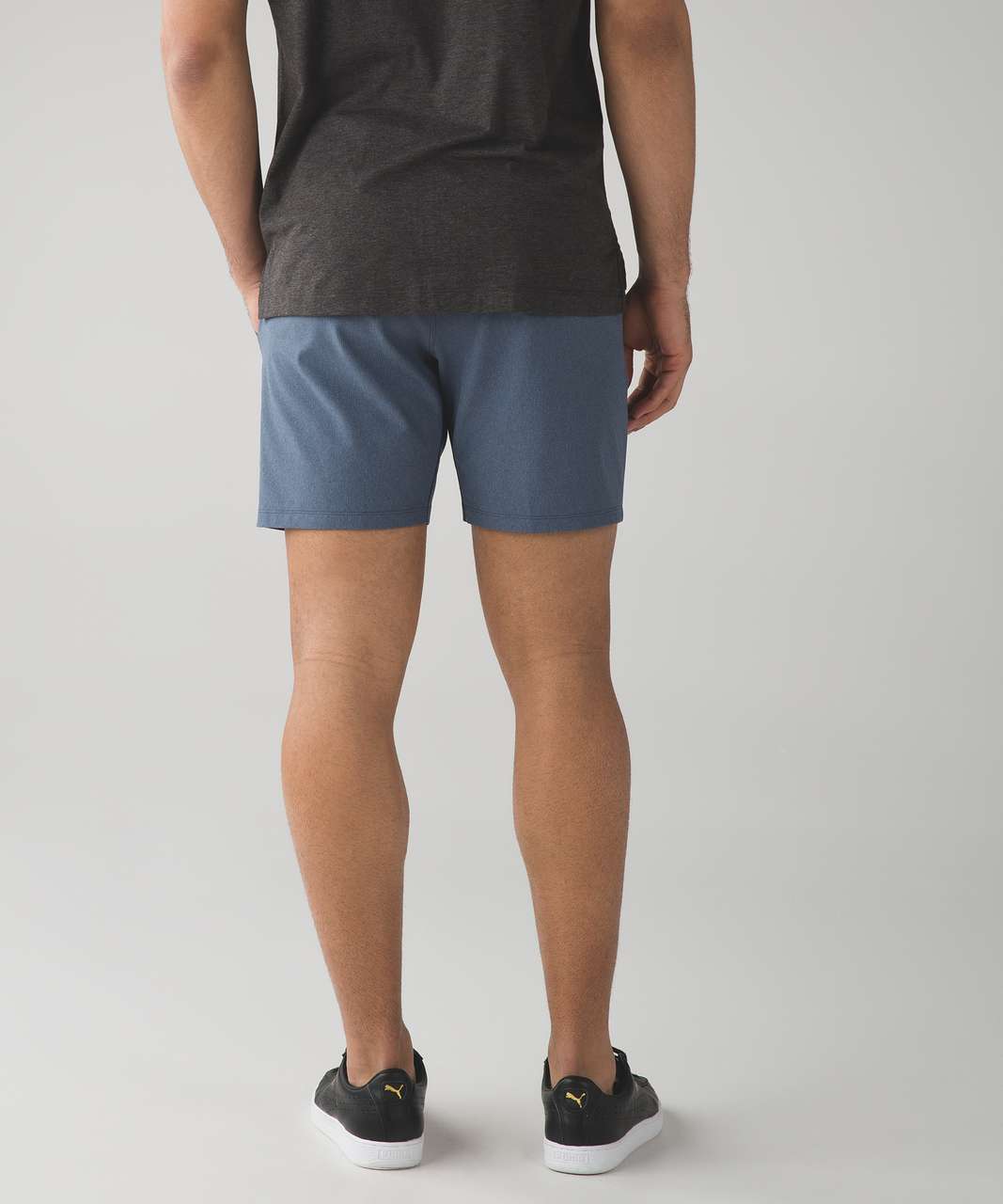 Lululemon 3rd Street Short - Heathered Deep Navy