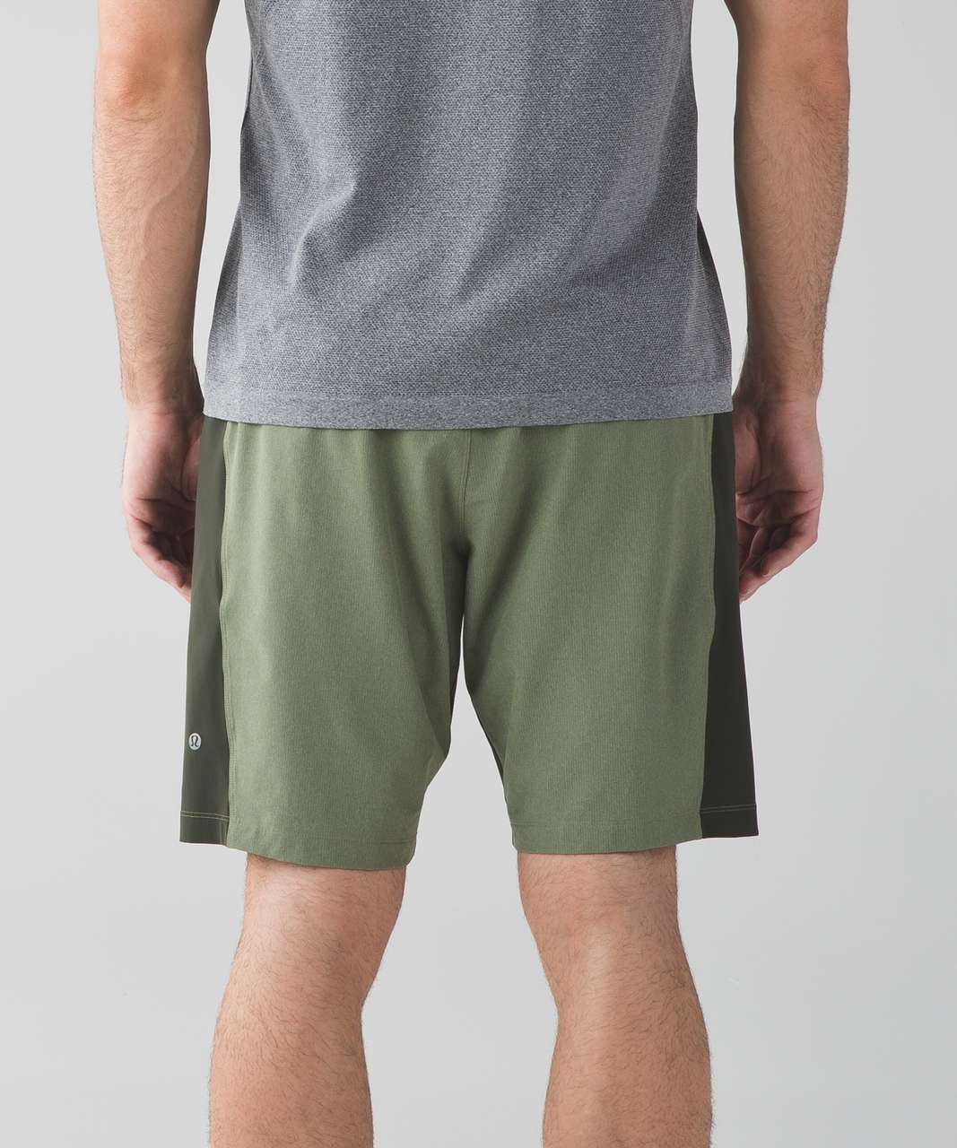 Lululemon Namaste At The Beach Short - Heathered Brave Olive / Gator Green