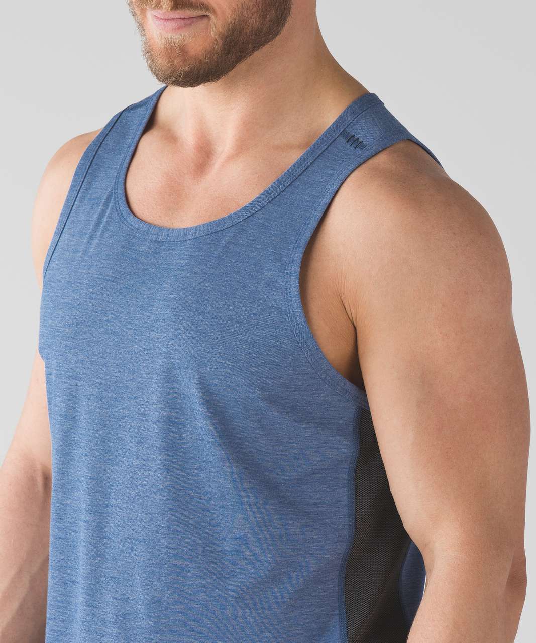 Lululemon T.H.E. Tank - Heathered Dark Cobalt / Heathered Black