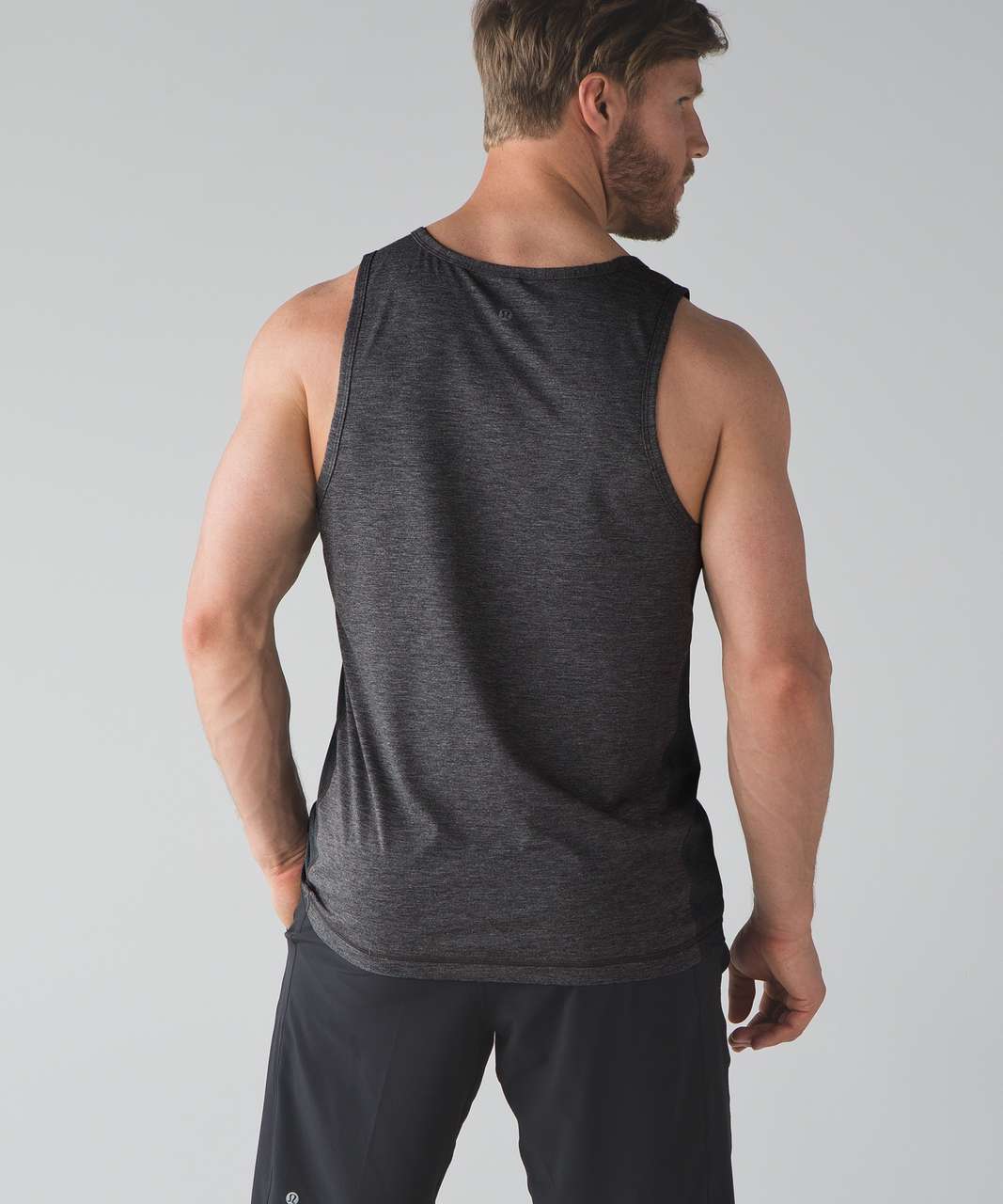 Lululemon T.H.E. Tank - Heathered Black - lulu fanatics