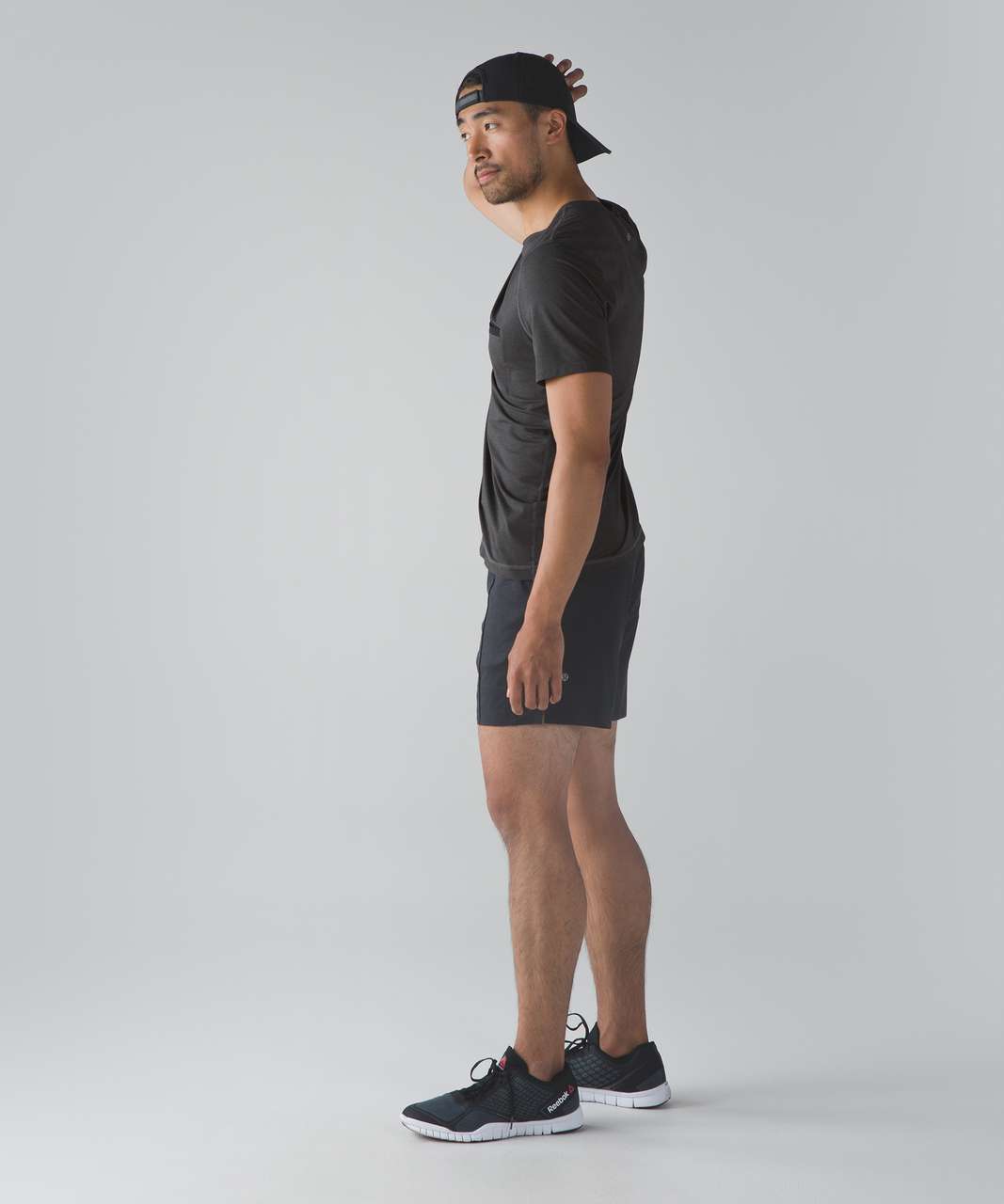 Lululemon R.A.D. Short Sleeve - Heathered Black