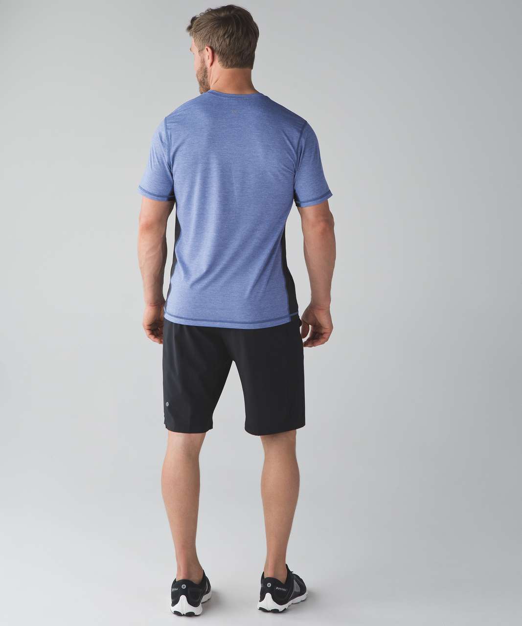 Lululemon T.H.E. Crew - Heathered Dark Cobalt / Heathered Black