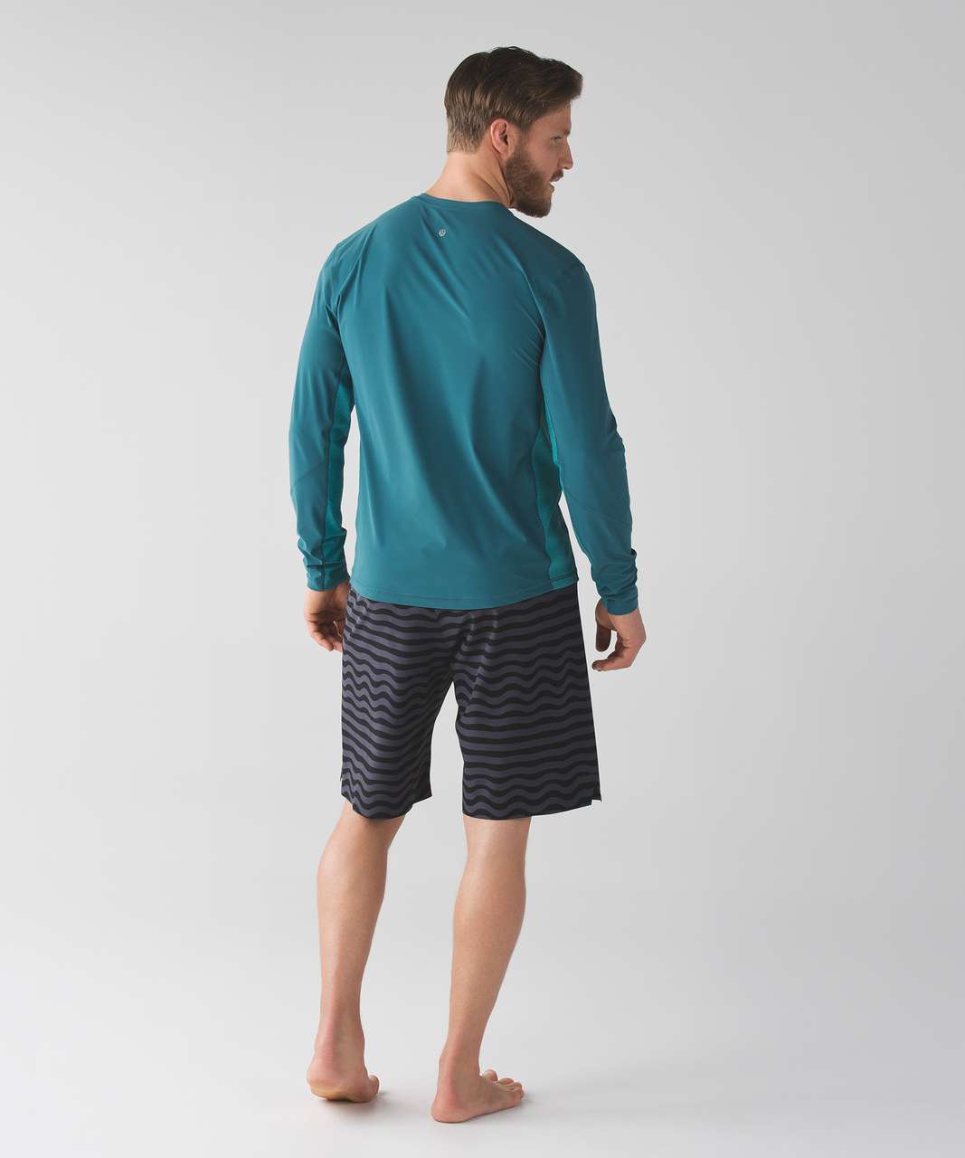 Lululemon Block Out Long Sleeve - Desert Teal / River Cut Arctic Teal Desert Teal