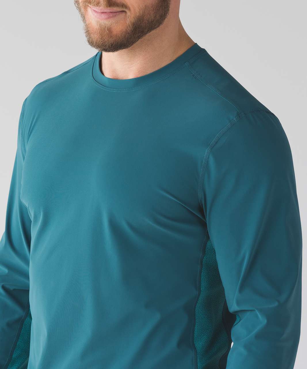 Lululemon Block Out Long Sleeve - Desert Teal / River Cut Arctic Teal Desert Teal