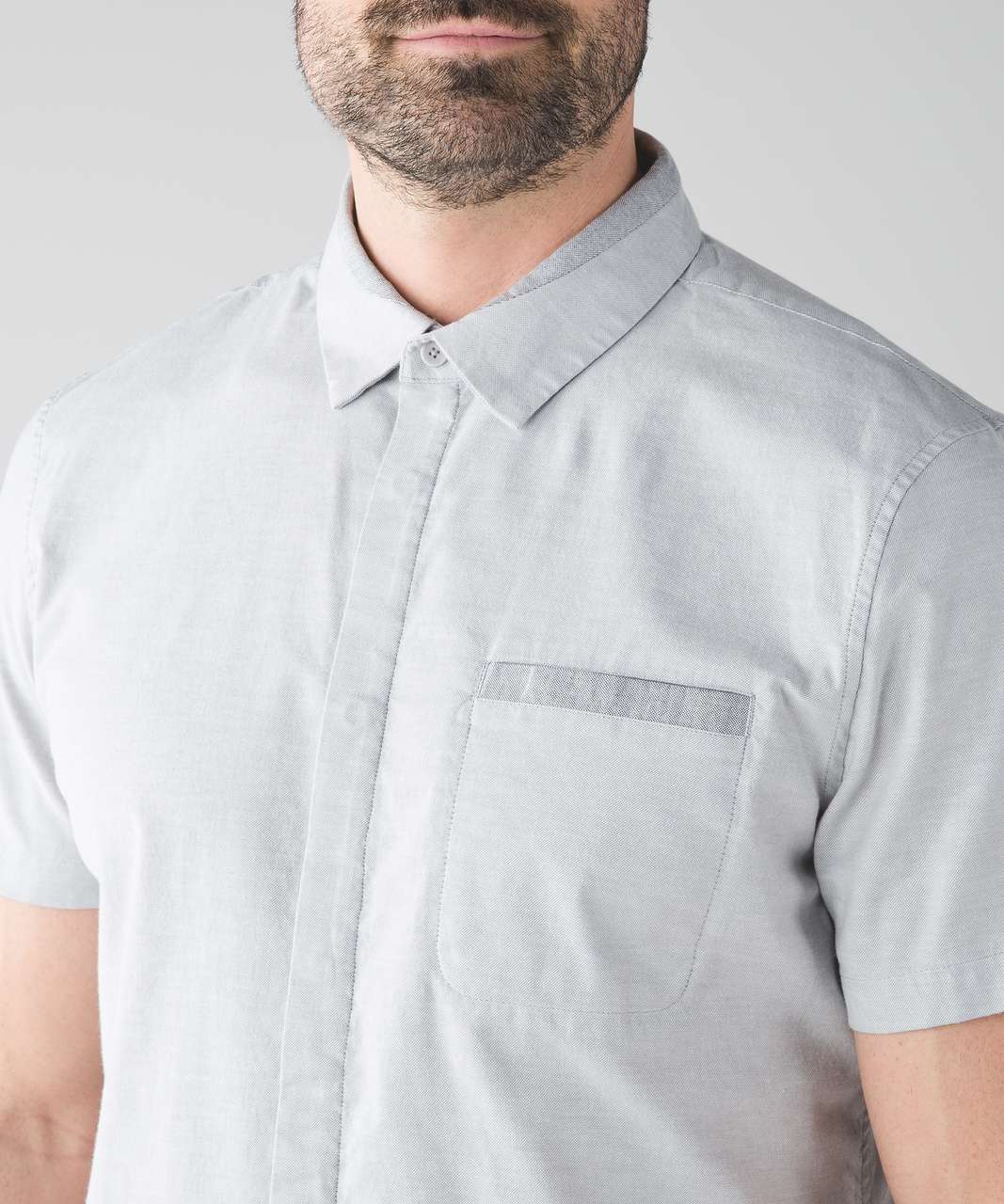 Lululemon Summer Fridays Buttondown - Battleship / Silver Spoon