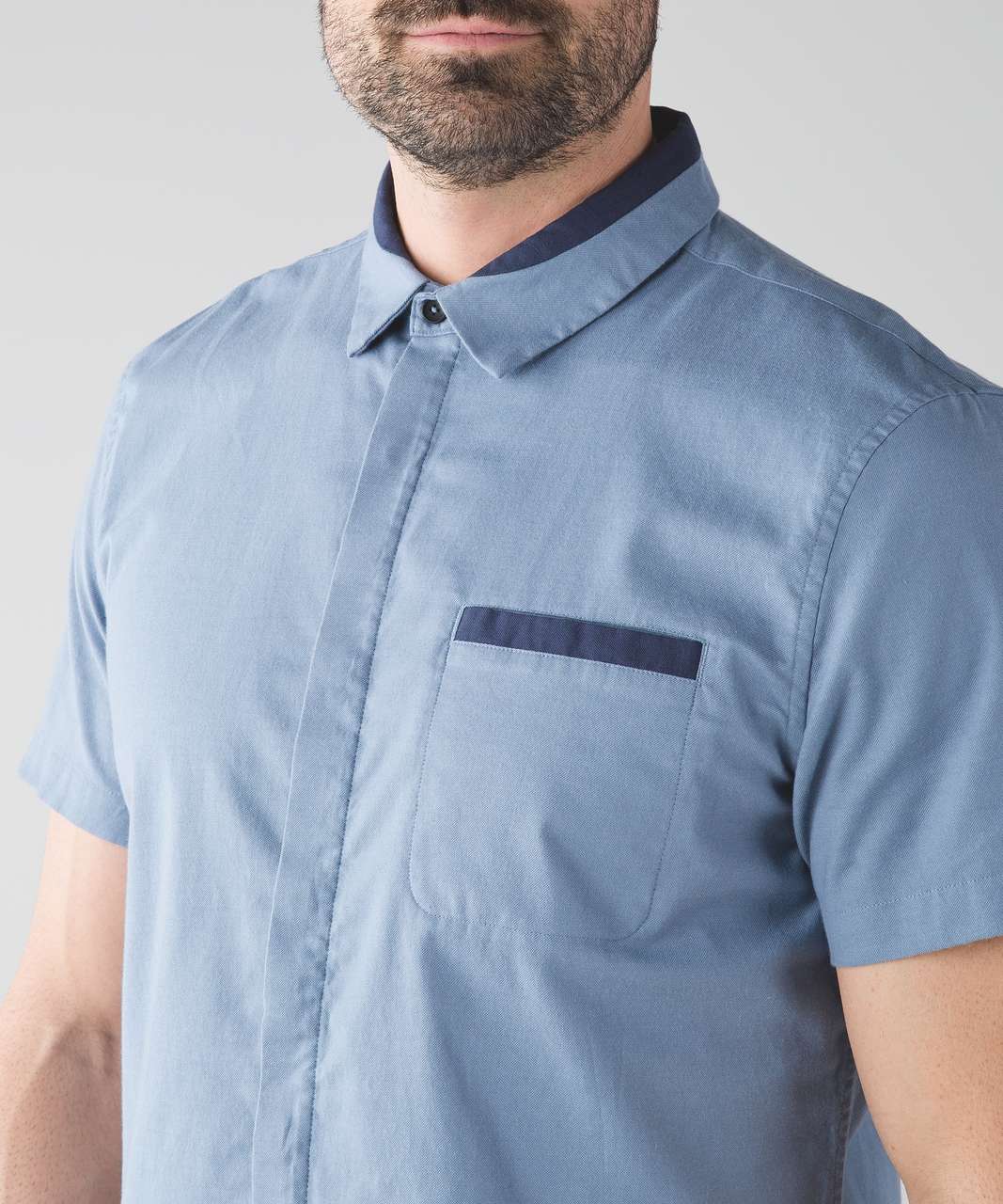 Lululemon Summer Fridays Buttondown - Blue Denim / Blue Denim