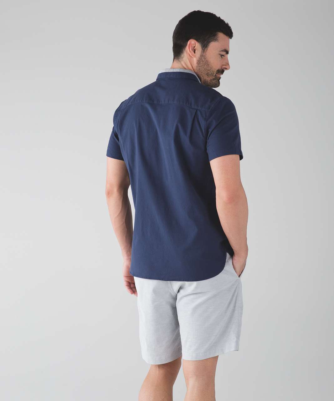 Lululemon Airing Easy Camp Collar Shirt - Nautical Navy - lulu