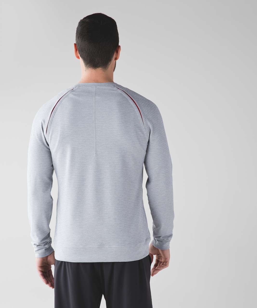 Lululemon Slitstream Long Sleeve Crew - Slate / Silver Spoon