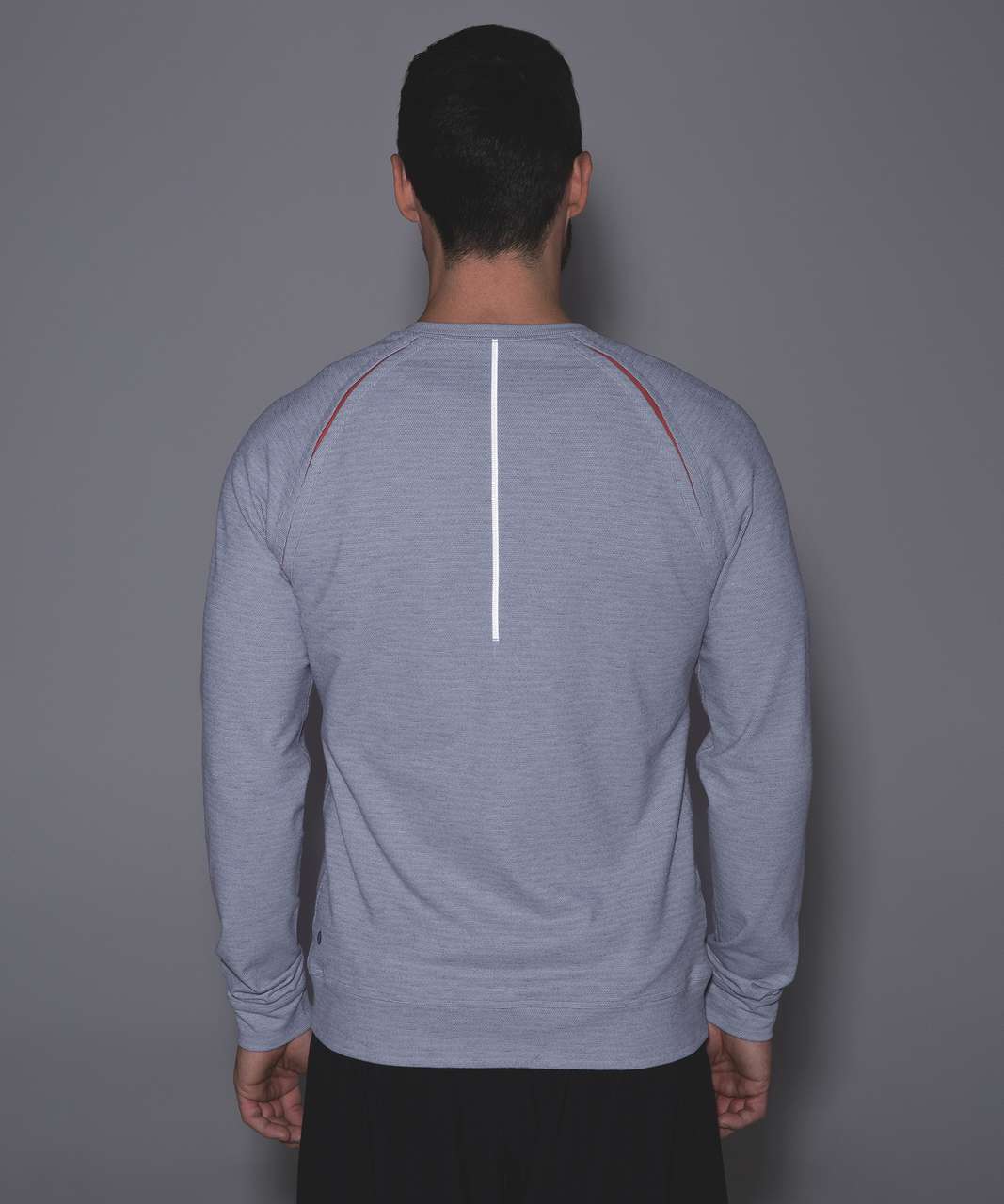 Lululemon Slitstream Long Sleeve Crew - Slate / Silver Spoon