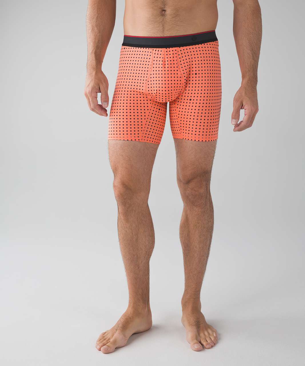 Lululemon No Boxer Boxer (The Long One) - Square Dot Plum Peach Deep Navy