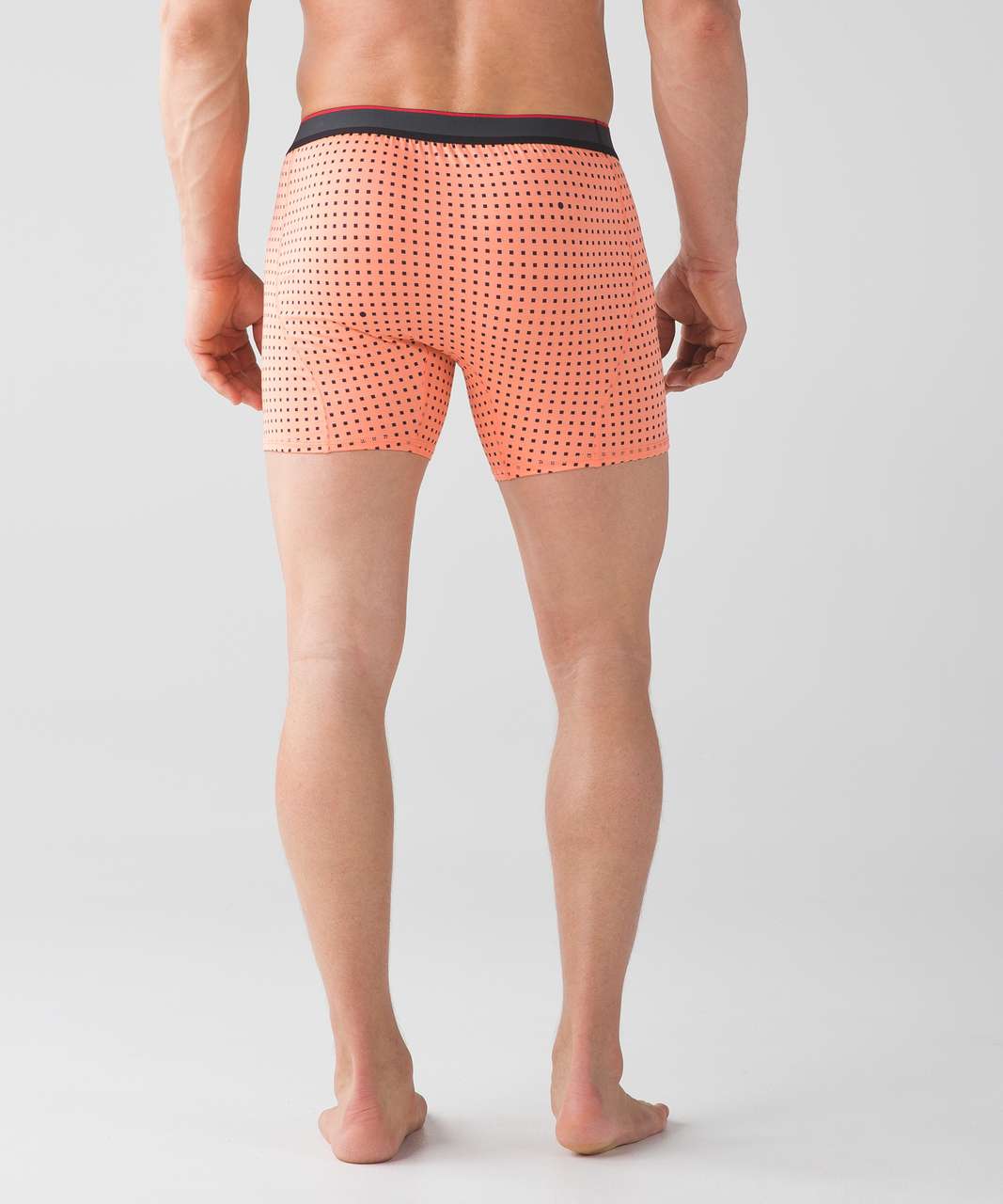 Lululemon No Boxer Boxer - Square Dot Plum Peach Deep Navy