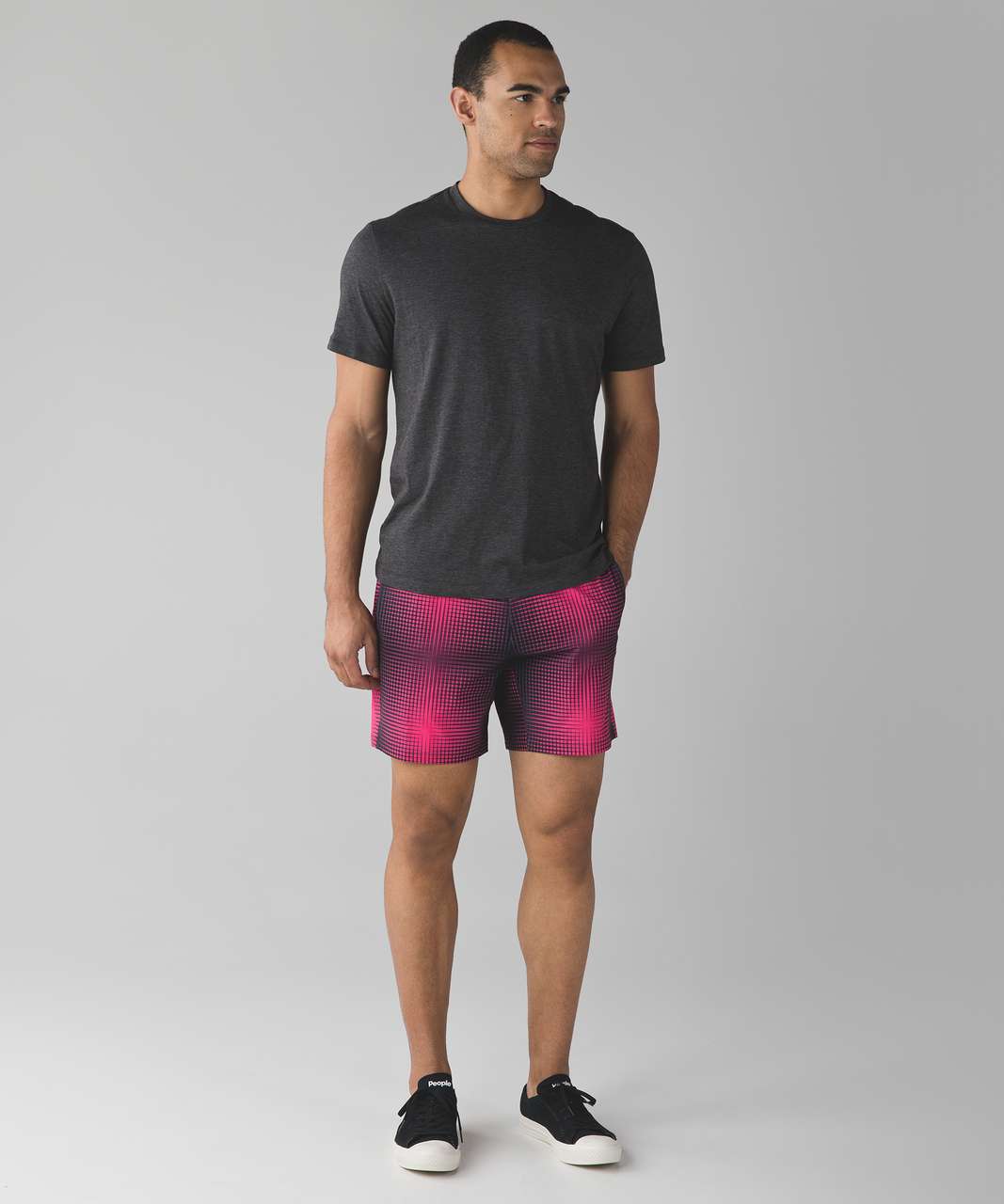 Lululemon Thigh Tide 7" - Spikes Silver Spoon Boom Juice