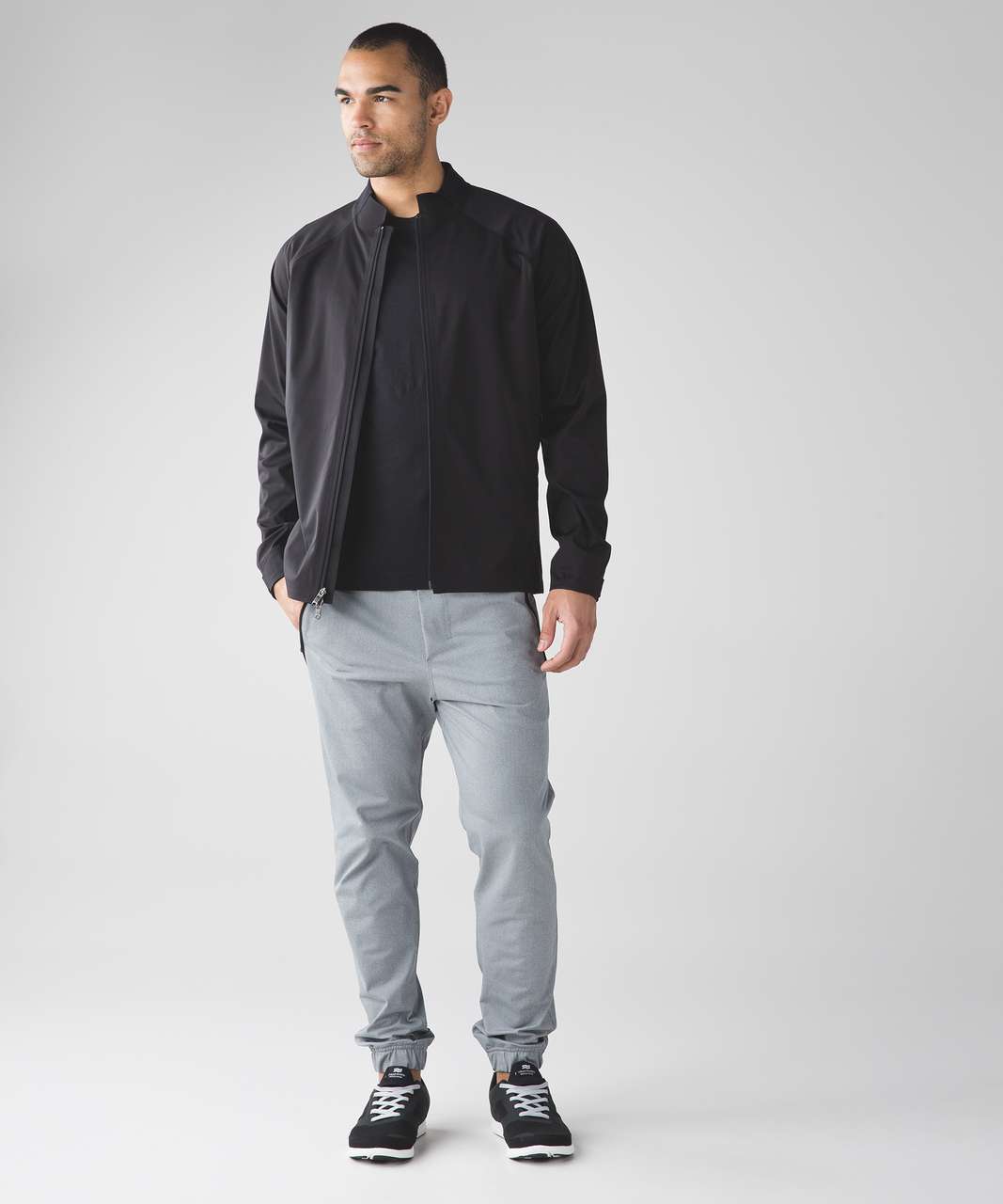 Lululemon Warpcity Jogger - Heathered Black / Black