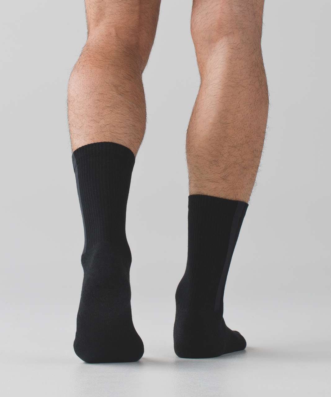 Lululemon Crew Sock Silver - Black / Deep Coal / Silver Spoon