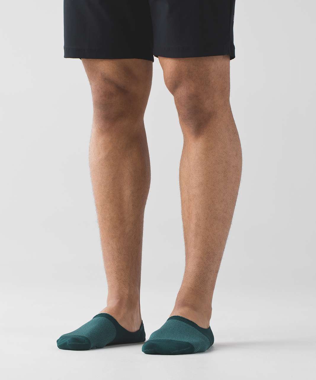 Lululemon No Sock Sock Silver - Deep Green / Turquoise Sea