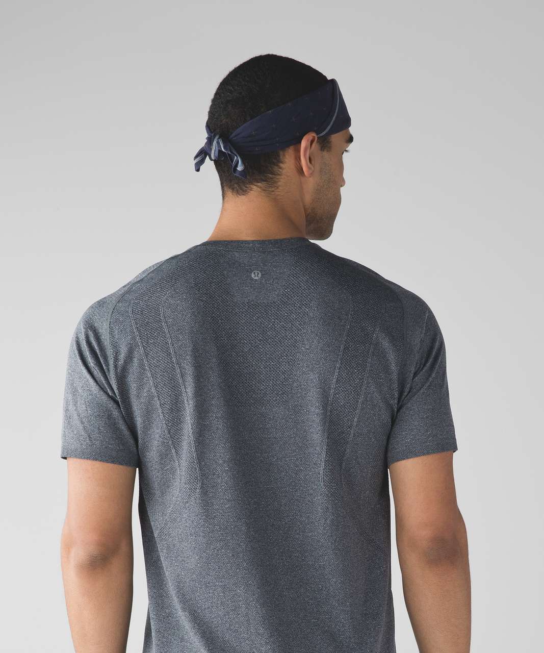 Lululemon T.H.E. Bandana - Cross Me Spaced Naval Blue Gold Mine