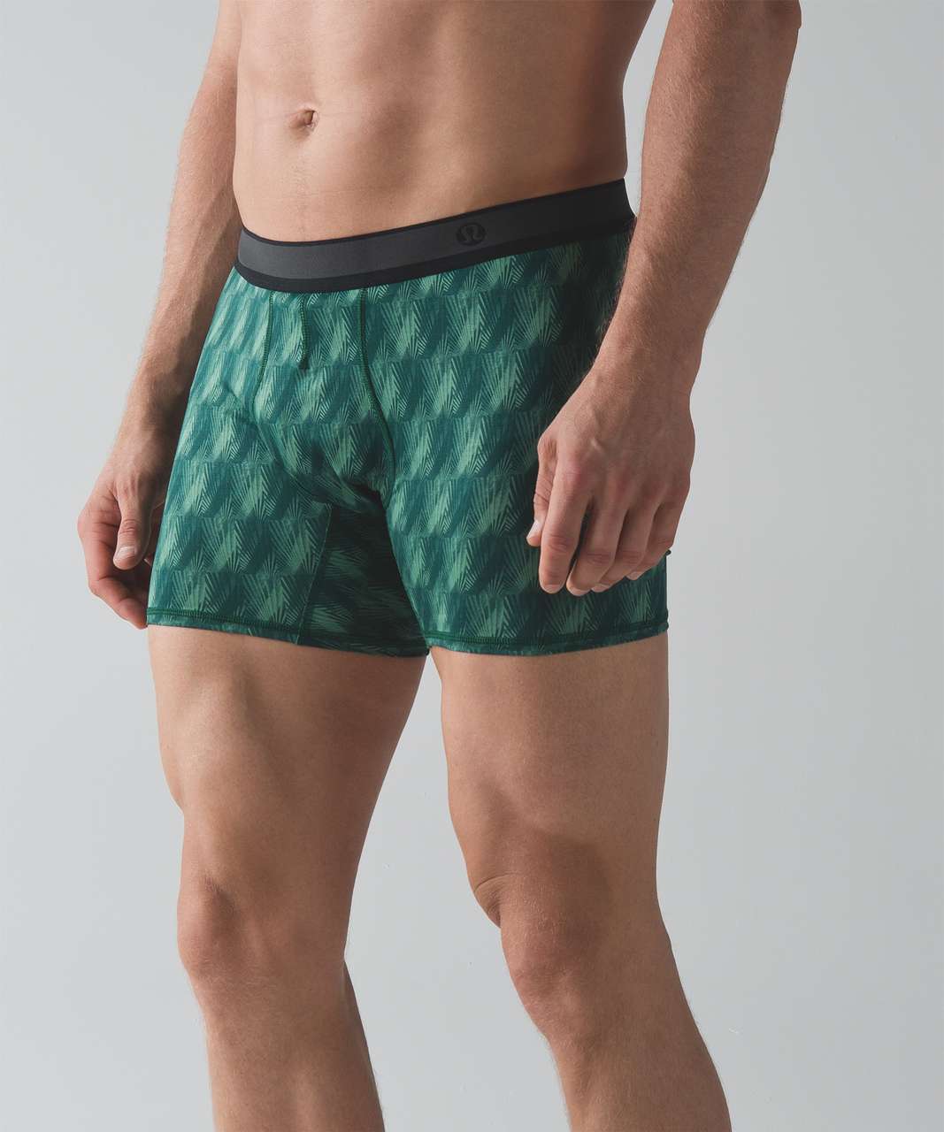 Lululemon No Boxer Boxer *5.5" - Fan Palm Vintage Green Deep Green