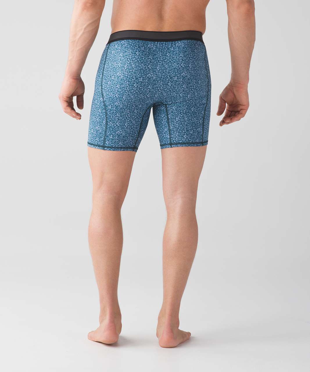 Lululemon No Boxer Boxer (The Long One) - Citrus Dobby Tempest Blue Desert Teal