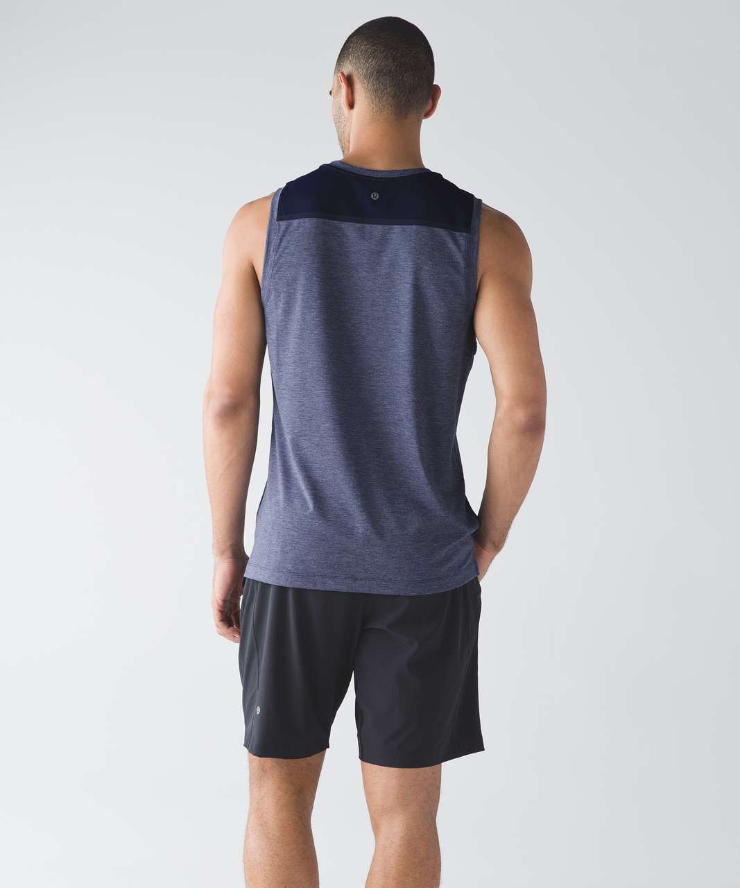 Lululemon Train and Gain Sleeveless - Heathered Hero Blue