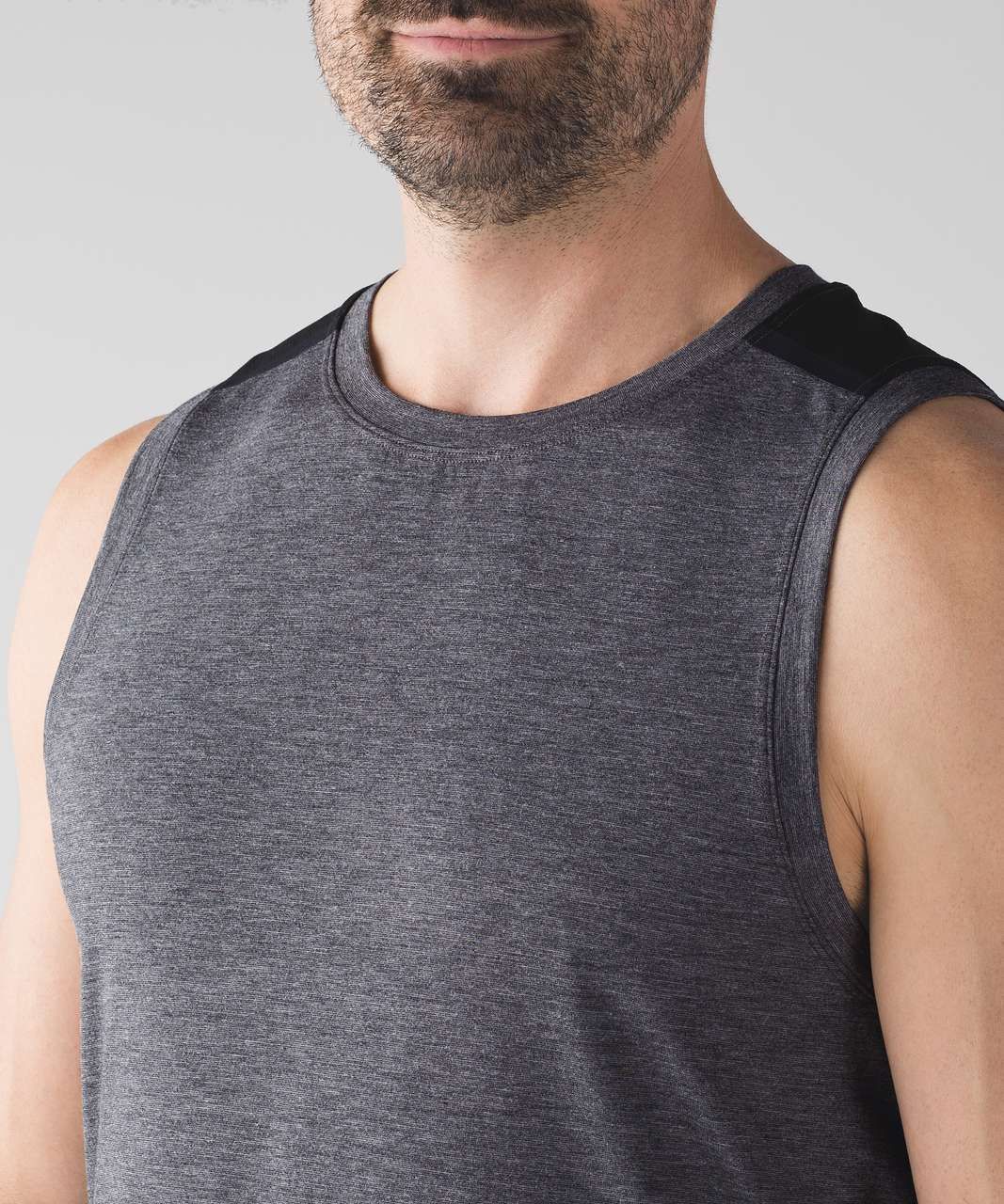 Lululemon Train and Gain Sleeveless - Heathered Black