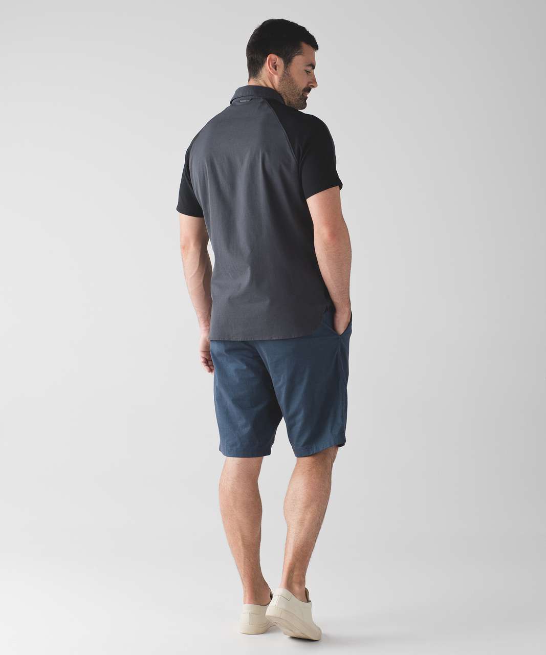 Lululemon Snap To It Short Sleeve - Black / Deep Coal