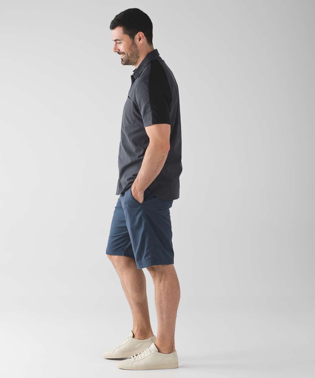 Lululemon Snap To It Short Sleeve - Black / Deep Coal