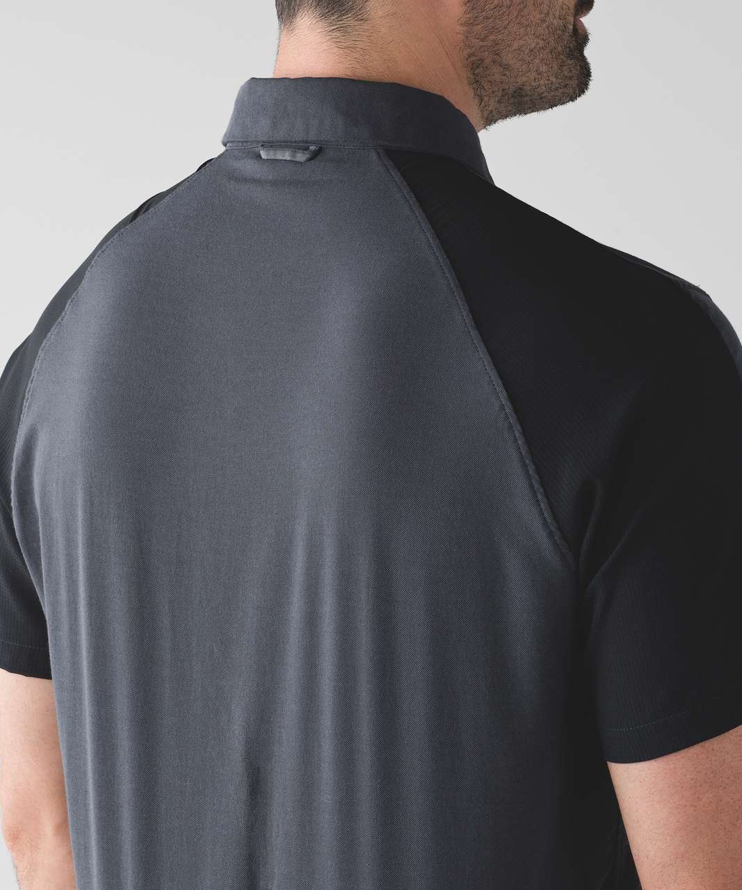 Lululemon Snap To It Short Sleeve - Black / Deep Coal