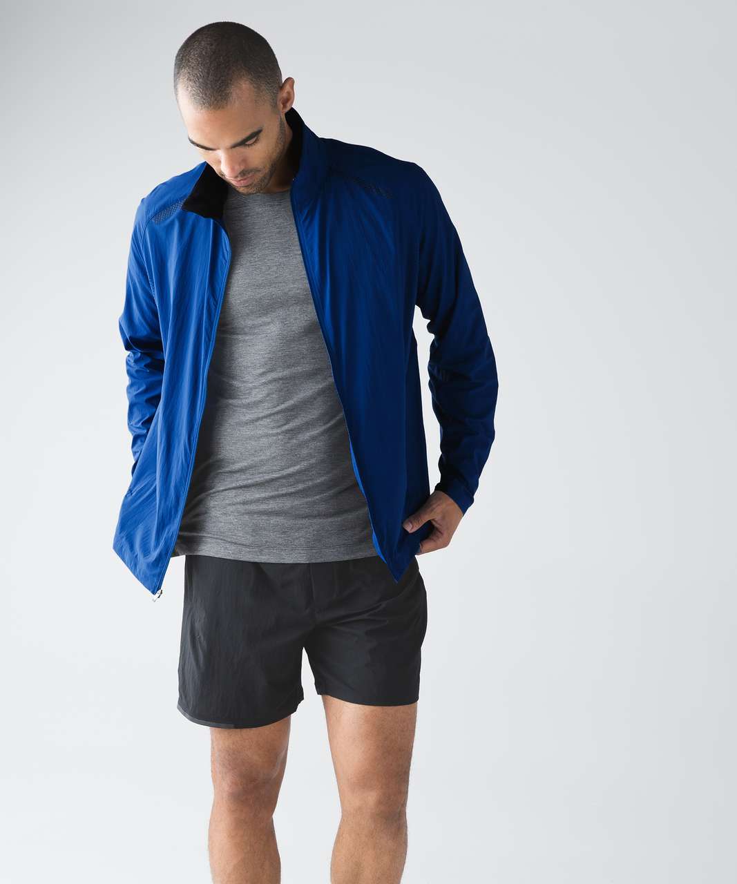 Lululemon Surge Jacket Light - Rugged Blue - lulu fanatics