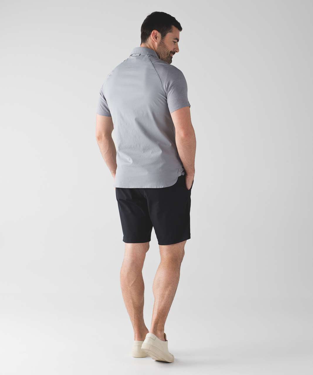 Lululemon Snap To It Short Sleeve - Battleship