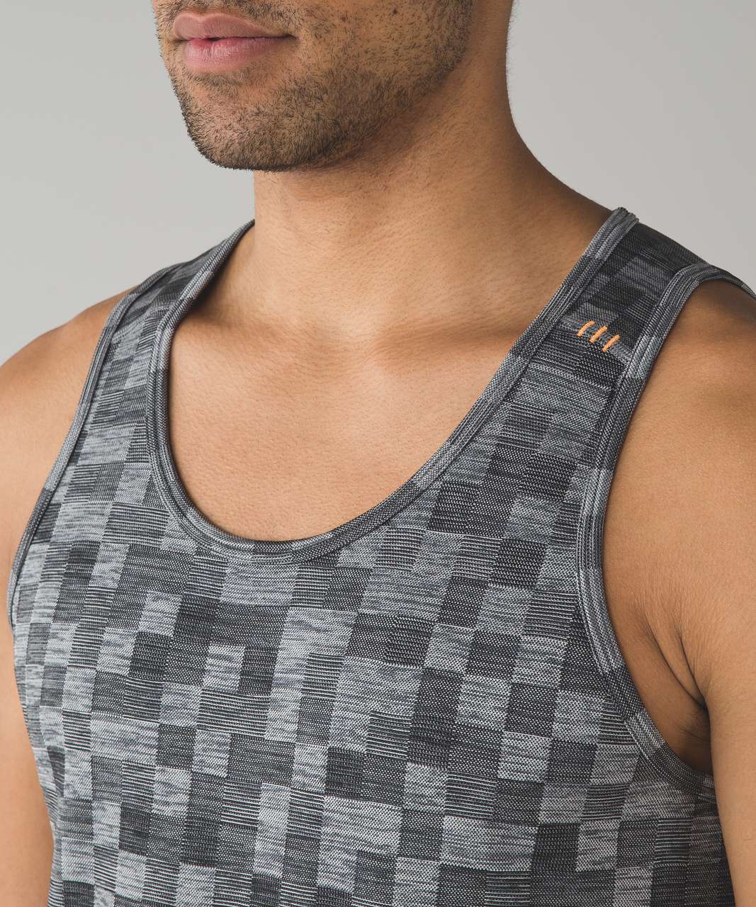 Lululemon Metal Vent Tech Tank - Slate / Black / White