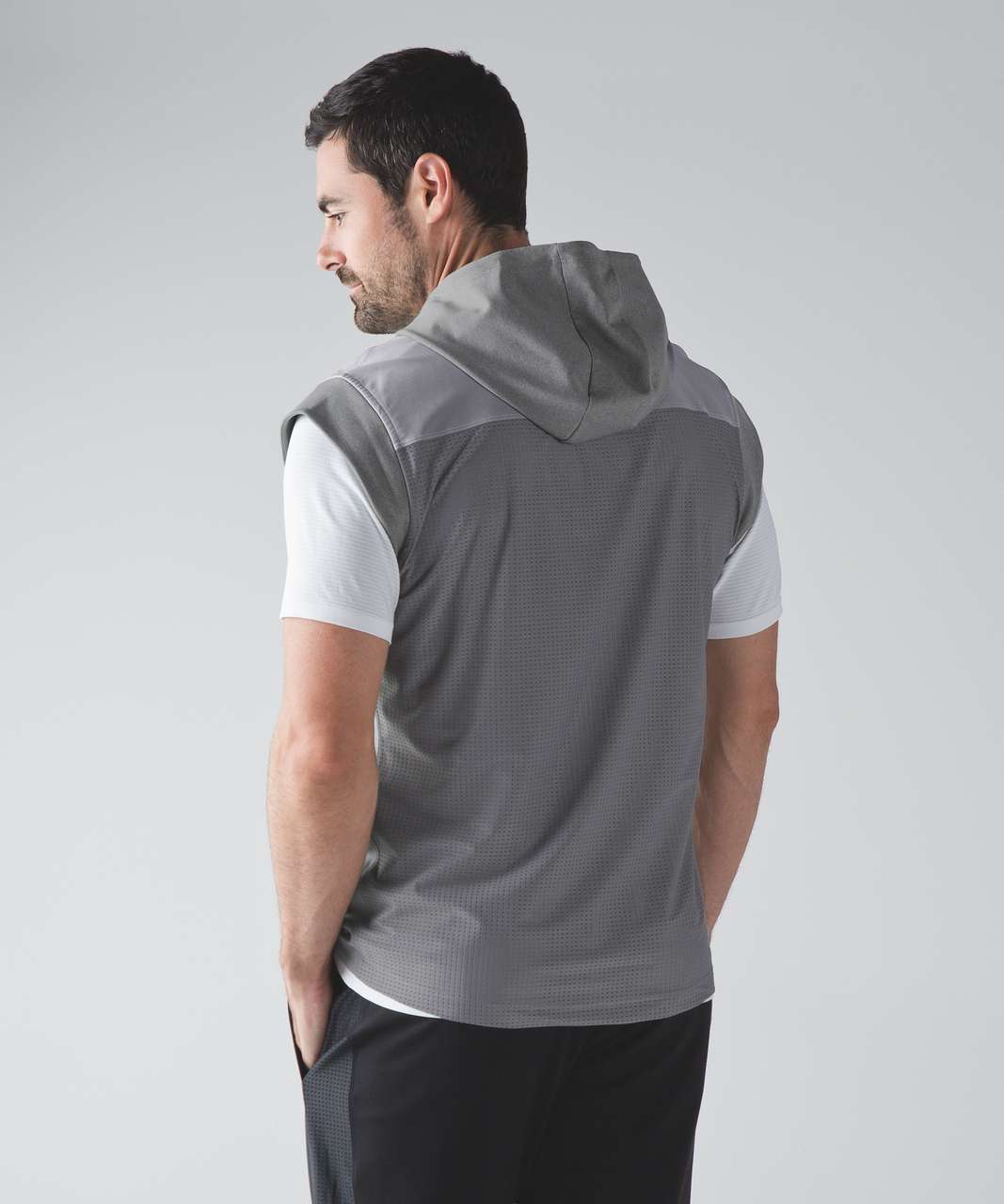 Lululemon Stealth Hooded Sleeveless - Heathered Battleship