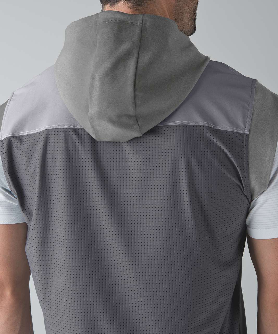 Lululemon Stealth Hooded Sleeveless - Heathered Battleship