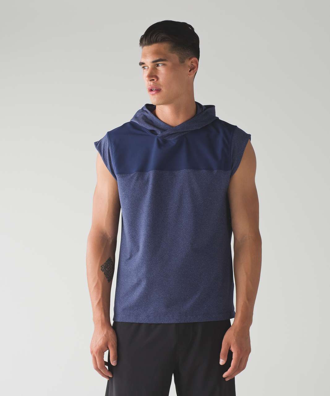 Lululemon Stealth Hooded Sleeveless - Heathered Hero Blue