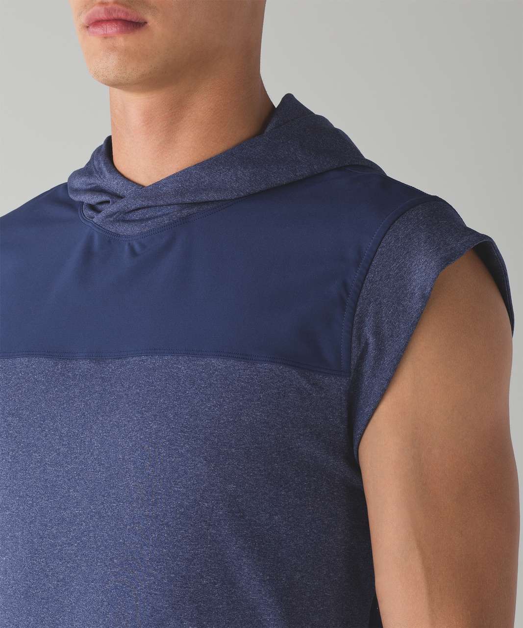 Lululemon Stealth Hooded Sleeveless - Heathered Hero Blue