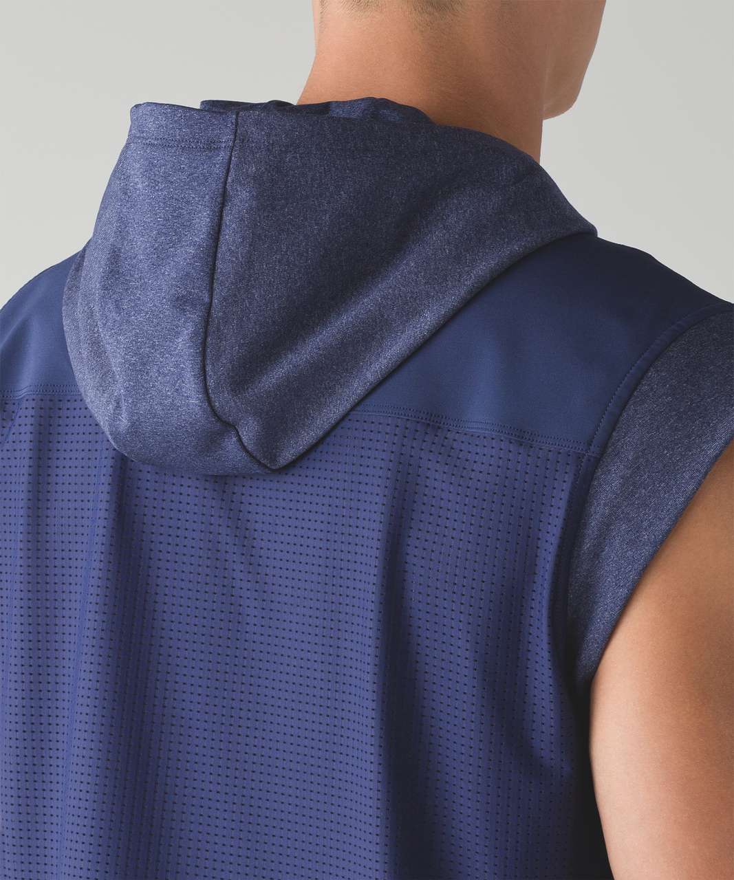 Lululemon Stealth Hooded Sleeveless - Heathered Hero Blue