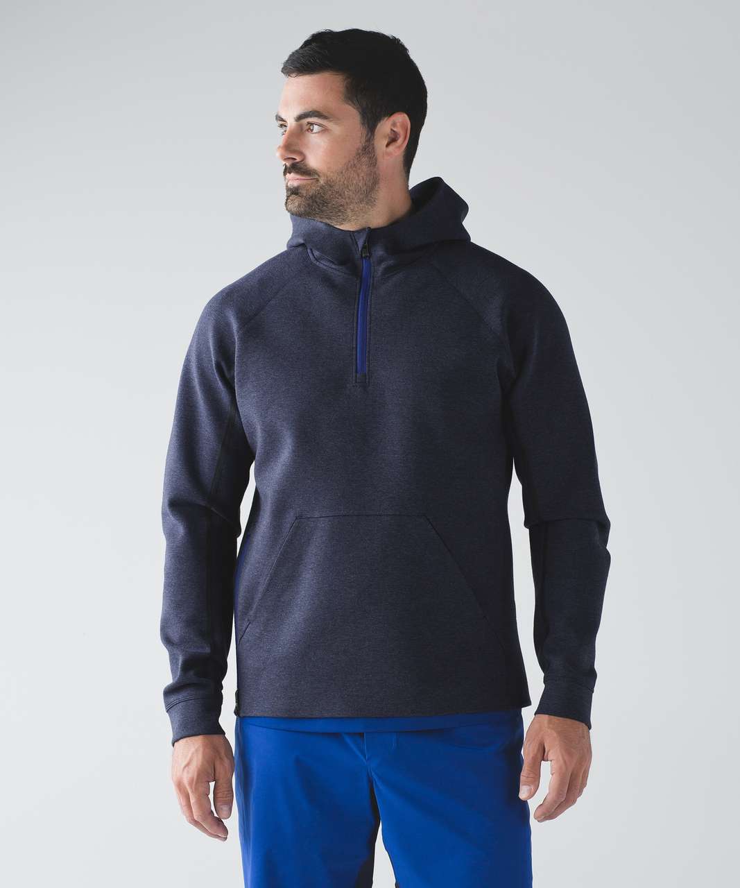 Lululemon Chamber Pullover Hoodie Game Day Gear - Heathered Deep Navy / Sapphire