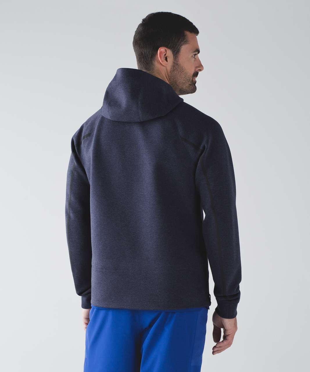 Lululemon Chamber Pullover Hoodie Game Day Gear - Heathered Deep Navy / Sapphire