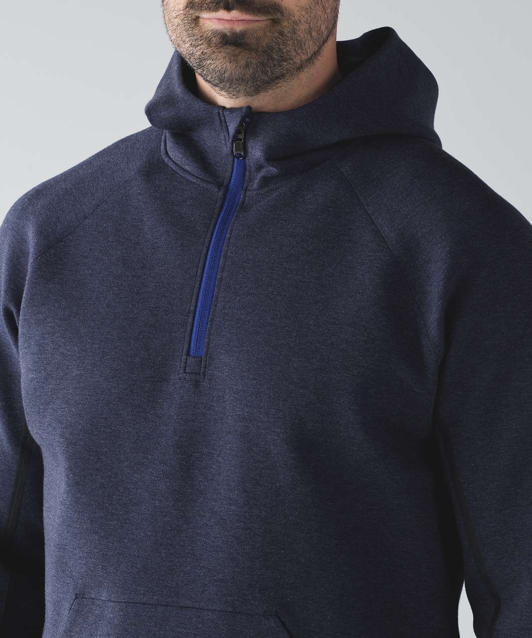 Lululemon Chamber Pullover Hoodie Game Day Gear - Heathered Deep Navy / Sapphire