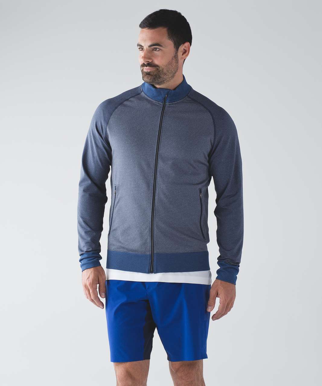 Lululemon Pulse Jacket Game Day Gear - Heathered Deep Navy