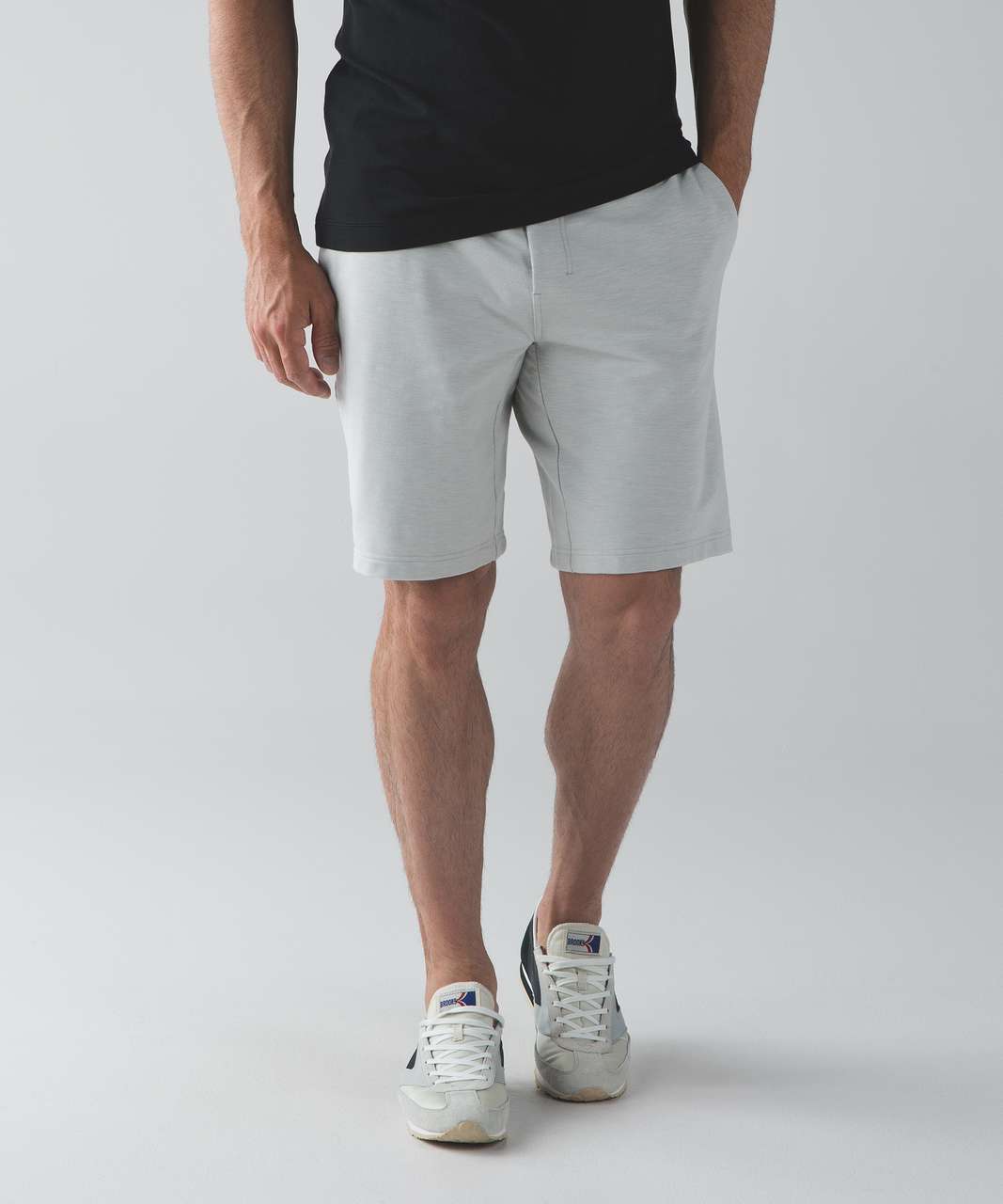 Lululemon Roll Out Short - Heathered Silver Spoon