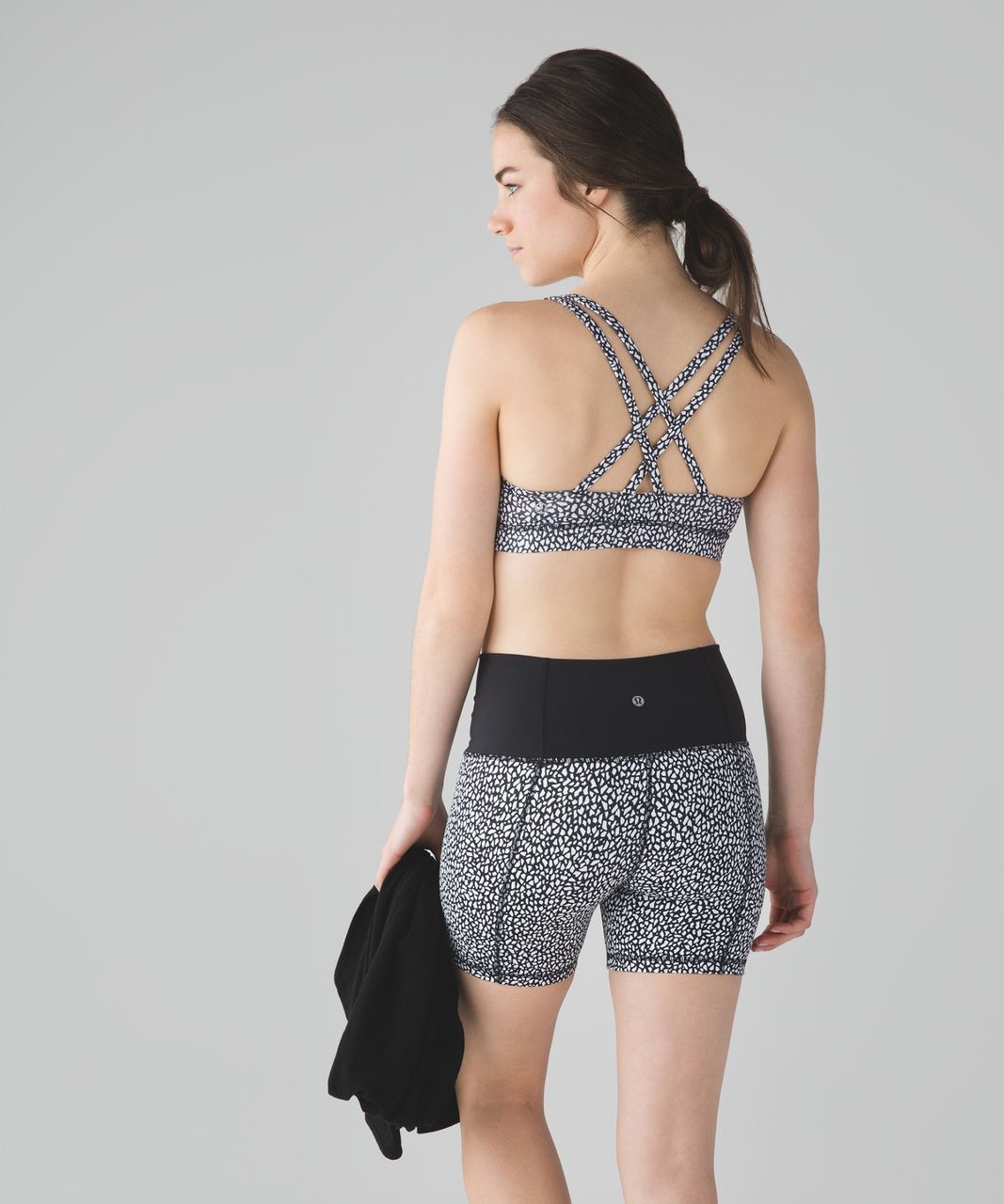 Lululemon Energy Bra - Miss Mosaic Black