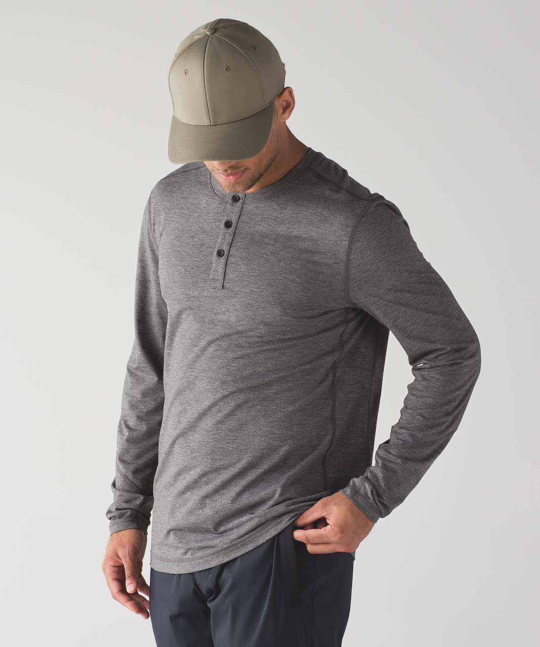 Lululemon On The Fly Ball Cap - Uniform Fatigue / Black