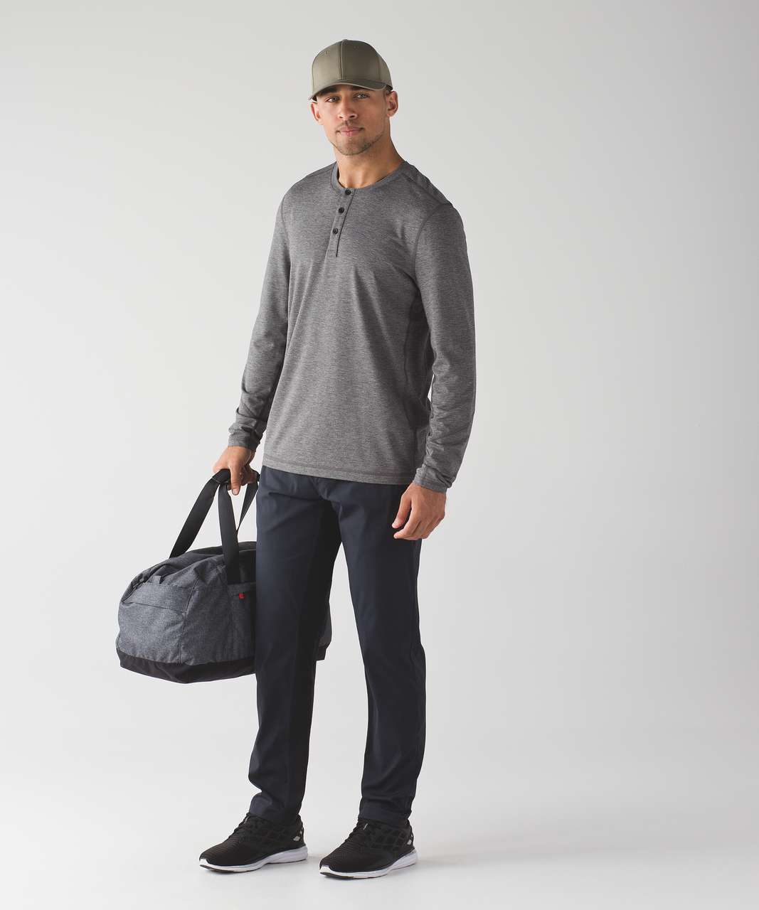 Lululemon On The Fly Ball Cap - Uniform Fatigue / Black