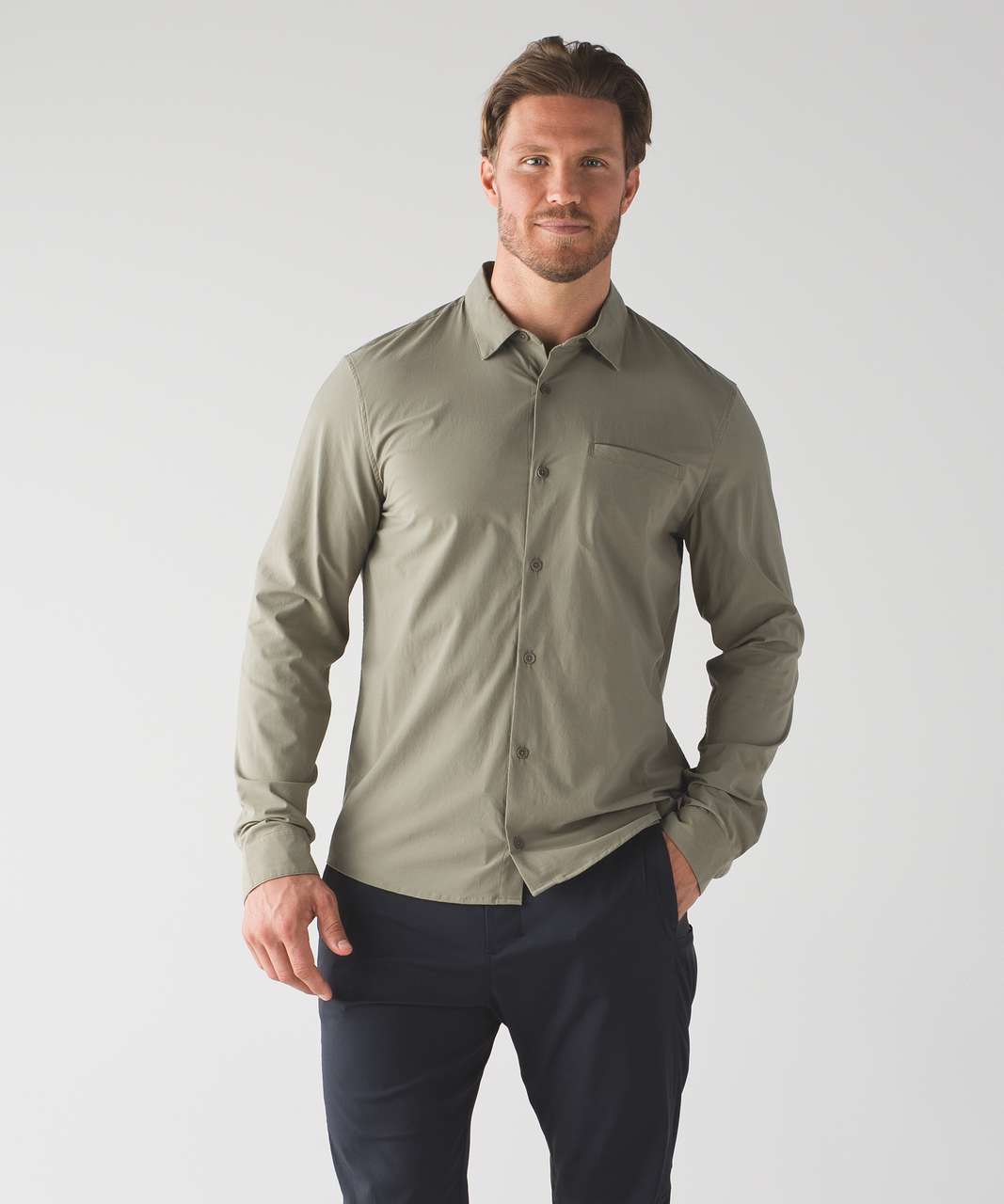 Lululemon Off The Chain Buttondown - Uniform Fatigue