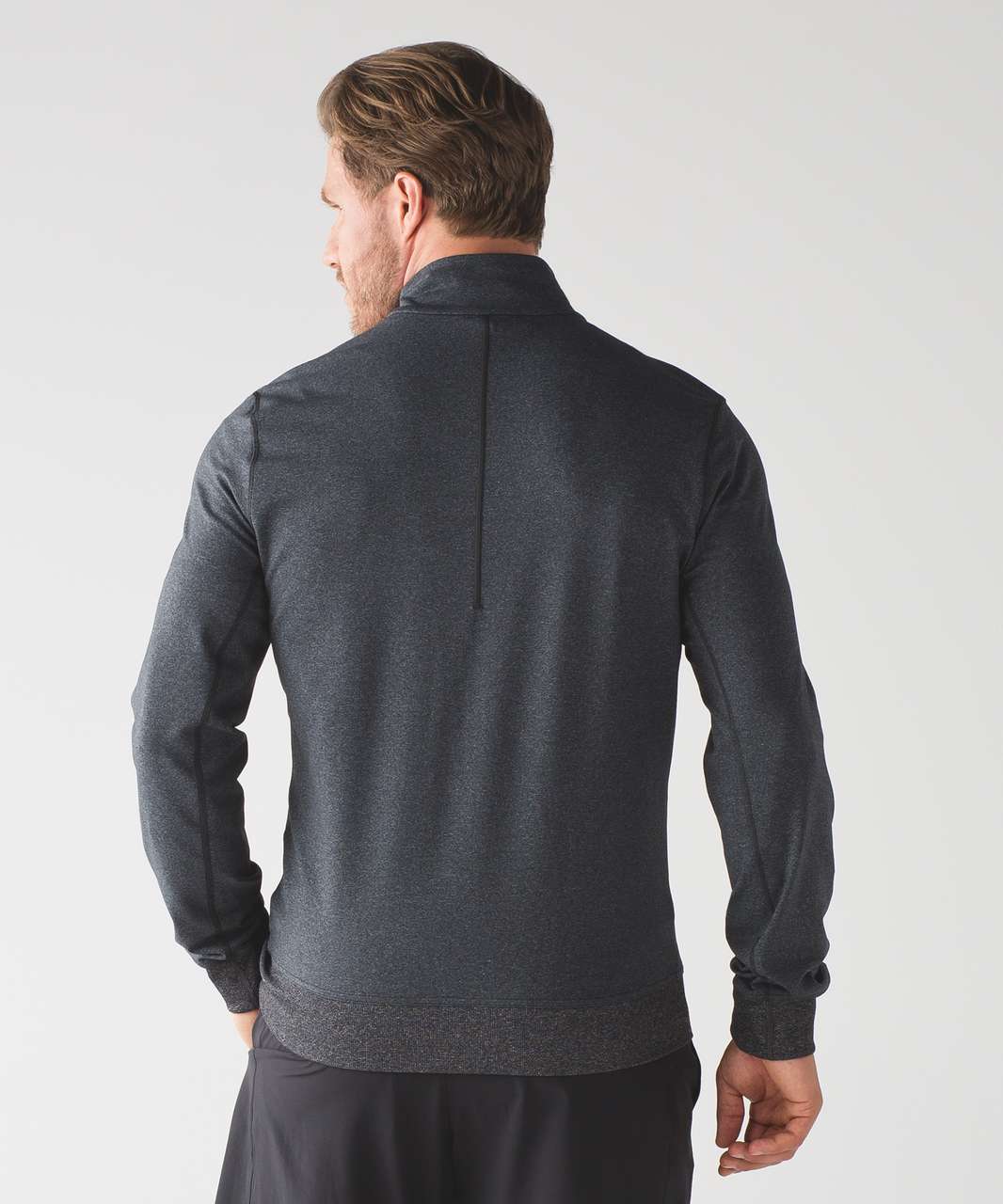 Lululemon PrePost Jacket - Heathered Black / Prince Red